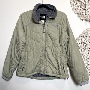 The North Face Olive Puffer Jacket
